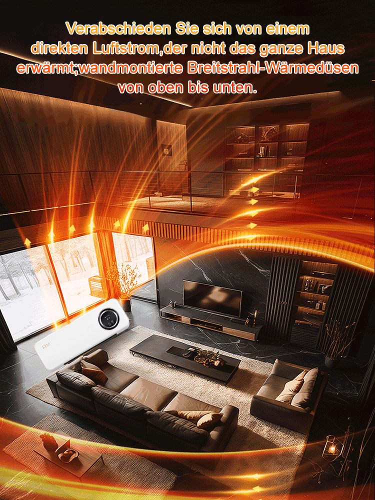 Mobiler Mini-Klimaanlagen-Heizer ohne Bohren für Zuhause