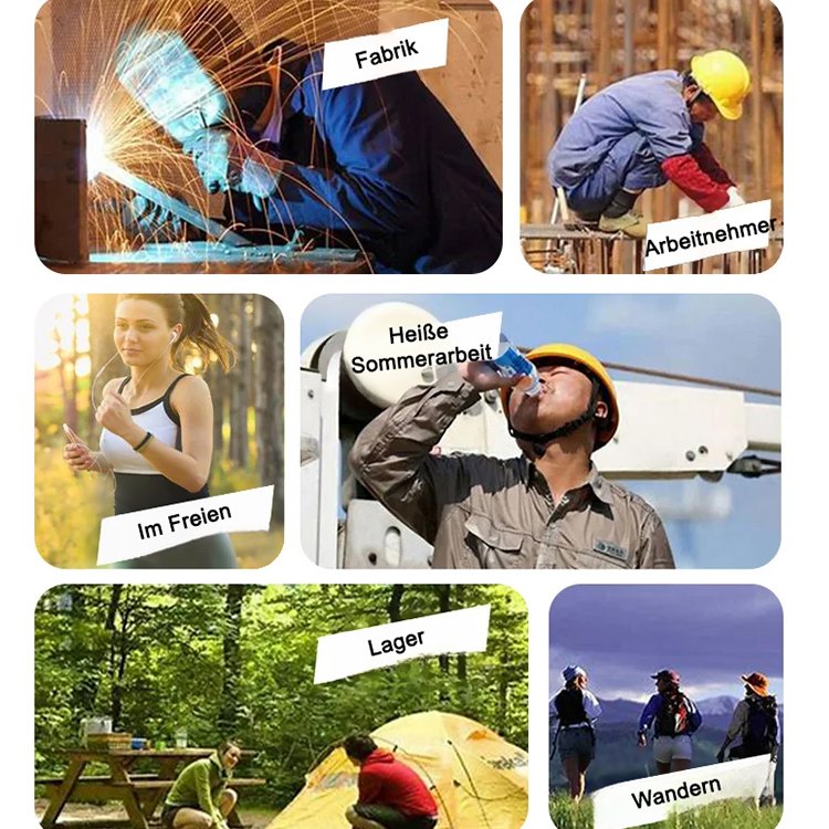 Tragbarer Hüftventilator für den Außenbereich