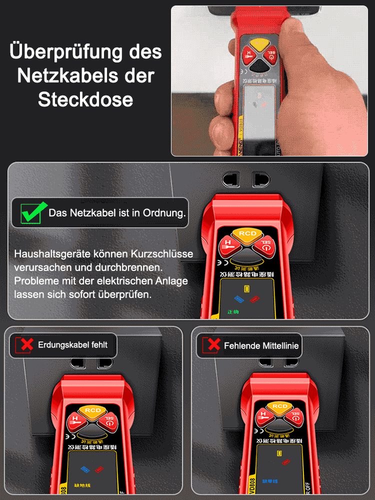 Intelligenter Spannungsprüfstift