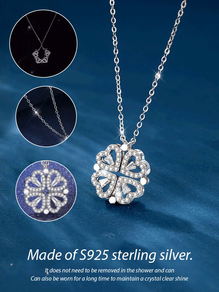 Love Folding Creative Clover Necklace