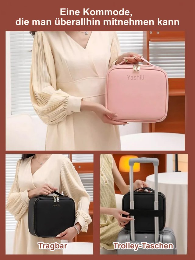 Led leuchte mit spiegel kosmetik-organisator