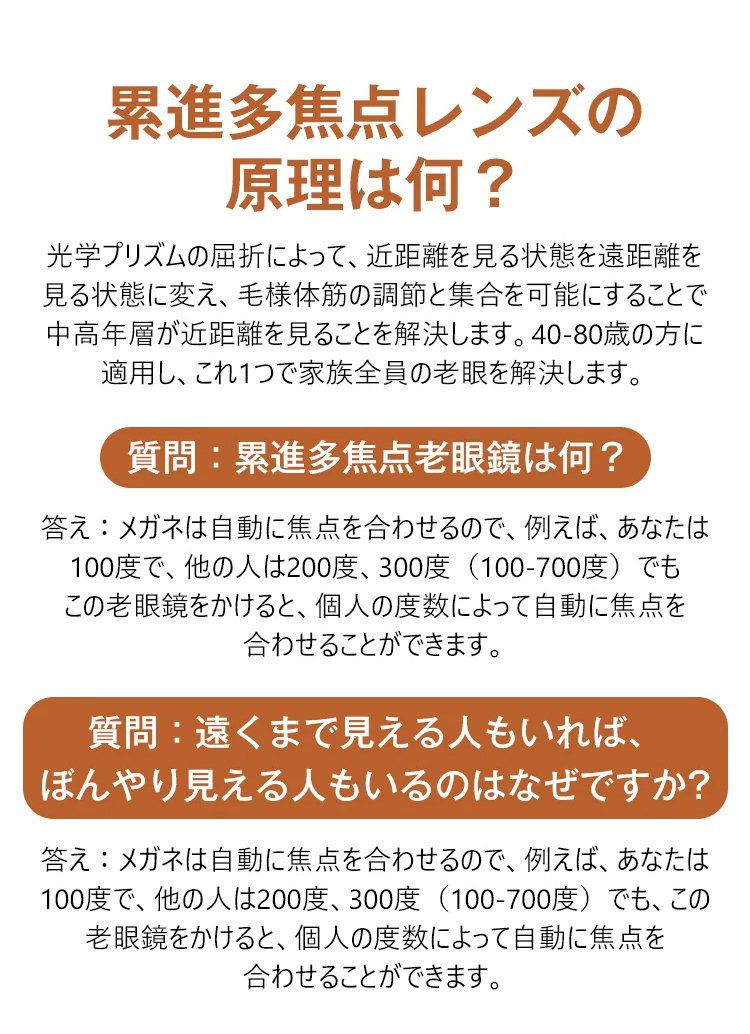 ギフトにも最適な老眼鏡セット