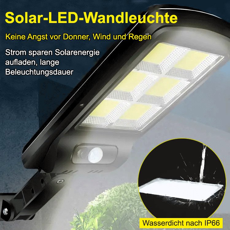Wasserdichte Solar-Sensor-Leuchte