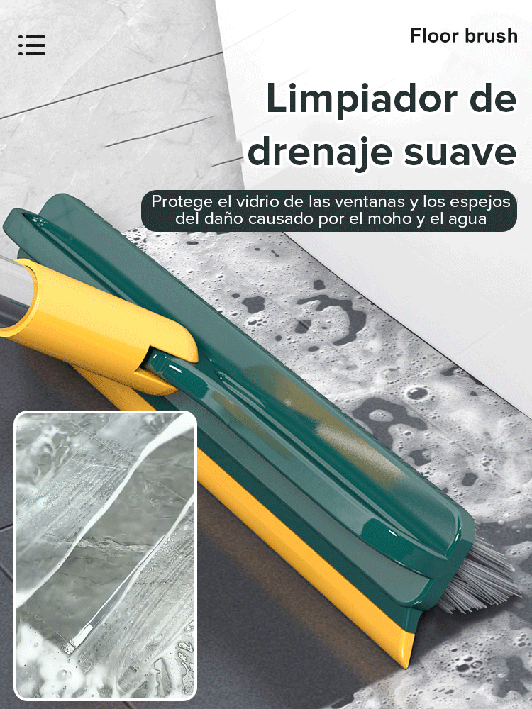 Cepillo limpiador con limpiacristales