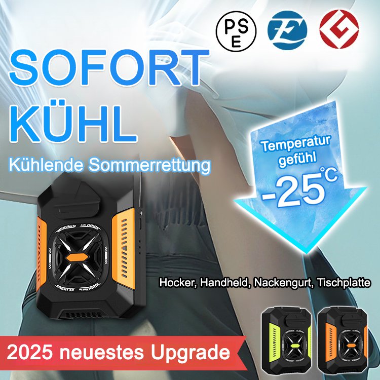 Tragbarer Hüftventilator für den Außenbereich