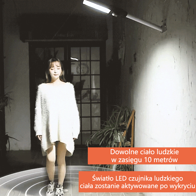 Wasserdichte Solar-Sensor-Leuchte