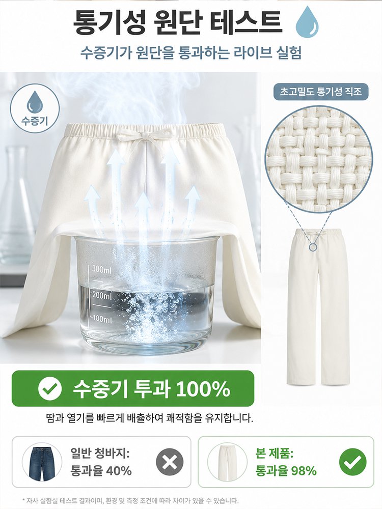 26SS 허리밴드 루즈핏 드레이프 데님팬츠