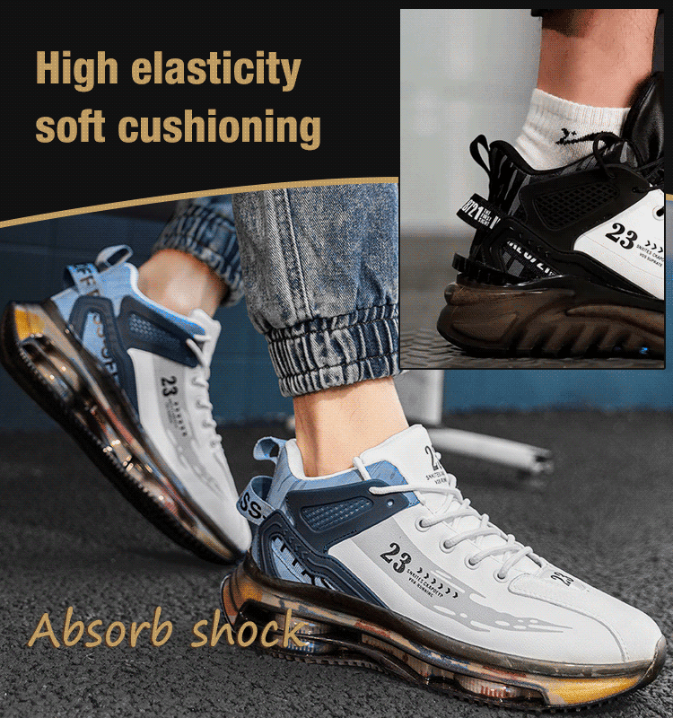 Air Cushion Height Increasing Athletic Shoes