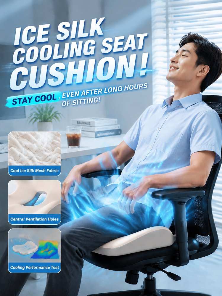Reinforced Dual-Sided Ergonomic Lumbar Support for Heavier Users
