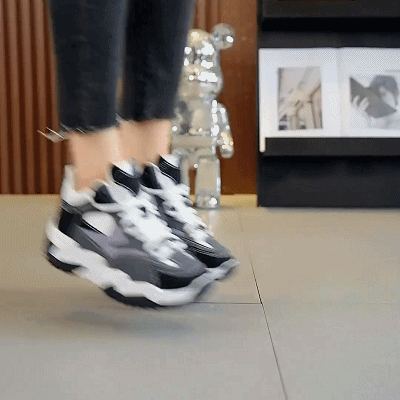 韓国スタイルレディース厚底スニーカー