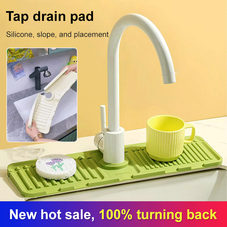 Faucet sink mat