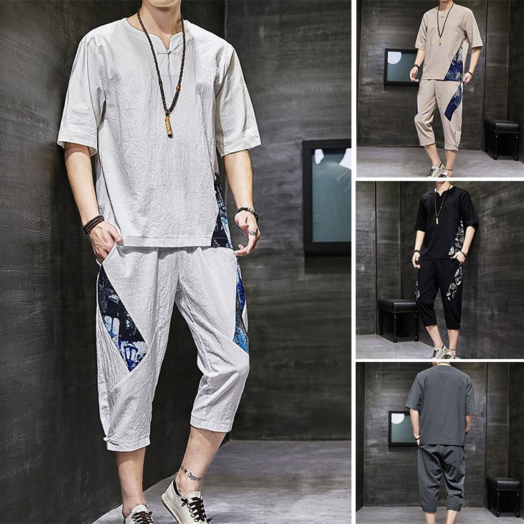 綿麻セットアップ