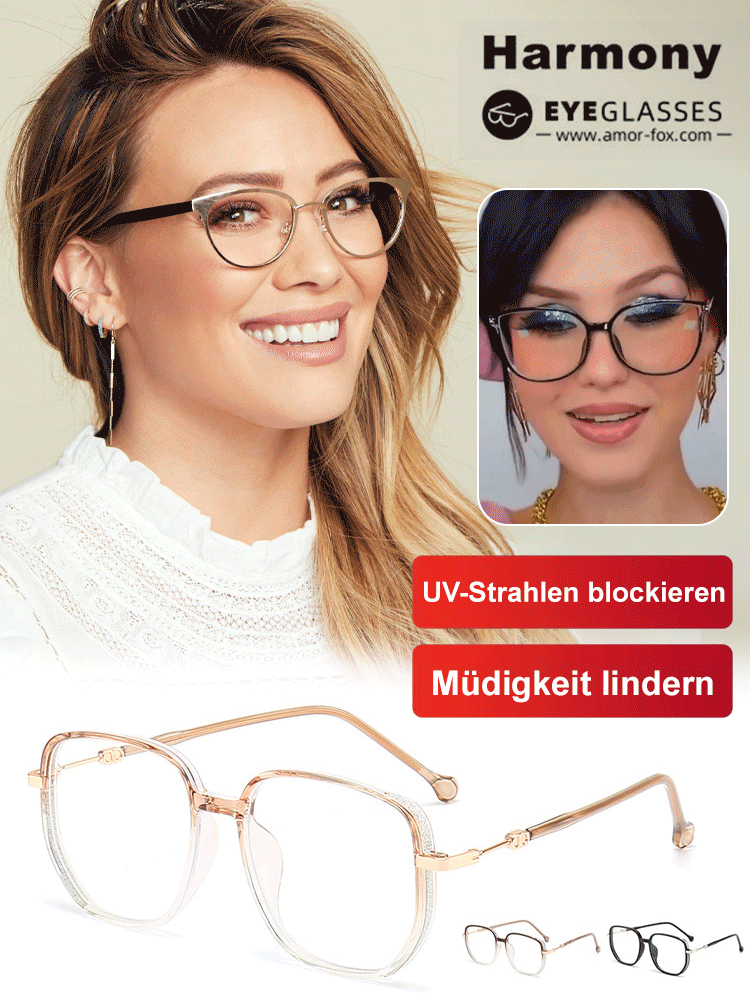 Mode Netz rot großen Rahmen Anti-Blaulicht Presbyopie Brille