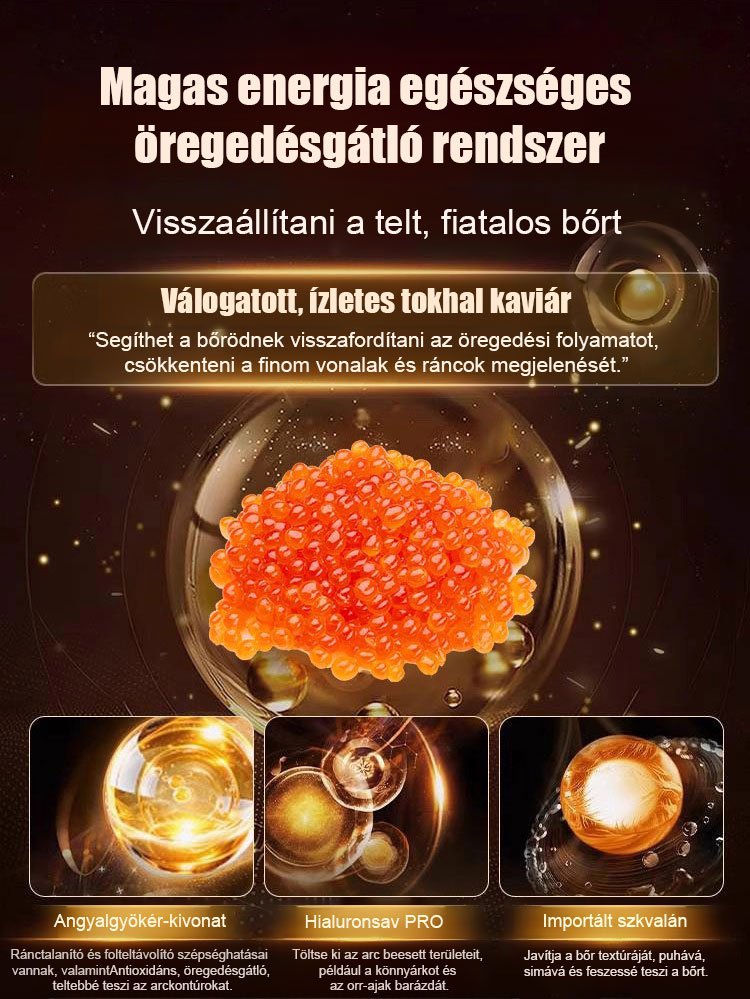 Arany kaviár feszesítő ránctalanító kollagén esszencia víz