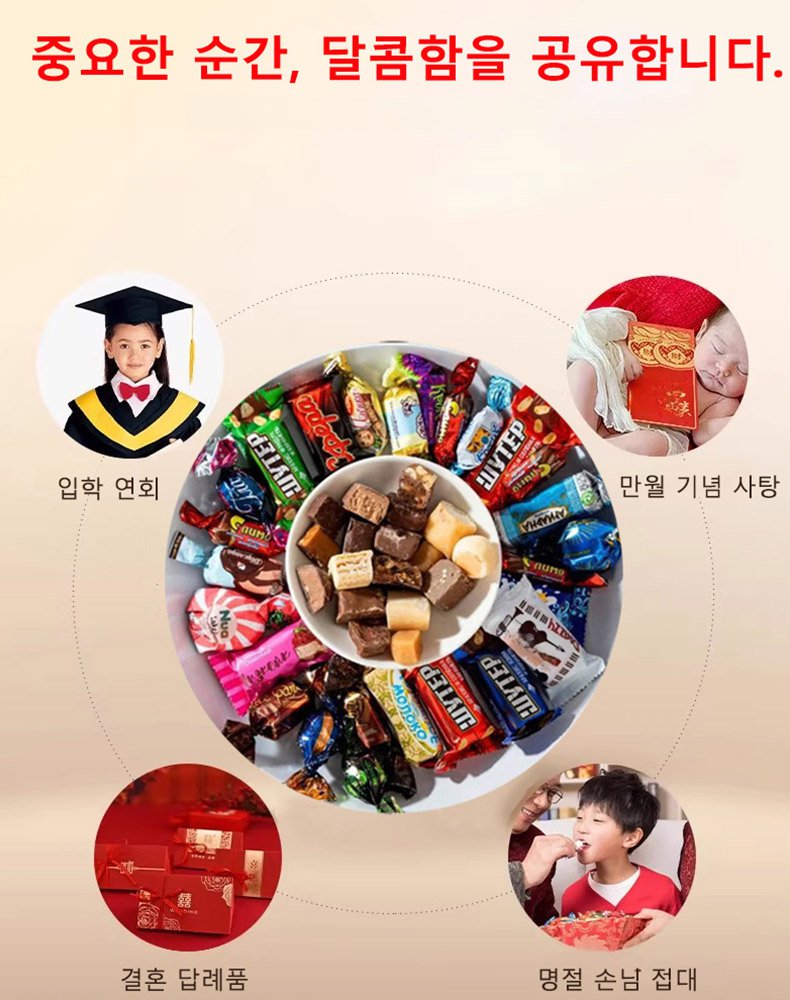 러시아 수입 혼합 초콜릿 캔디