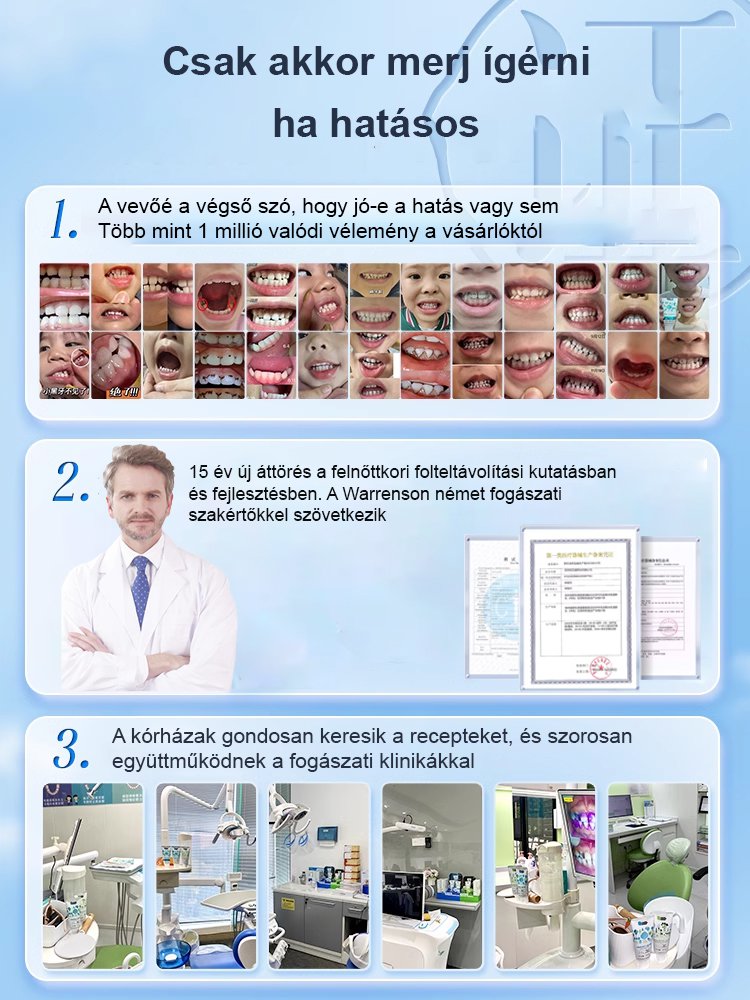 【3 nap alatt eltávolítja a fogkövet】Hidroxiapatit fogkrém