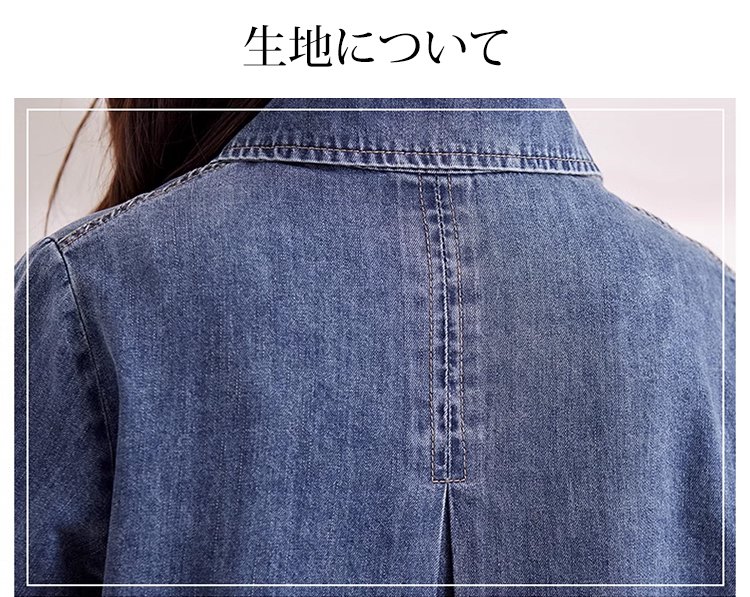 トレンド感あるレディースデニムワンピース