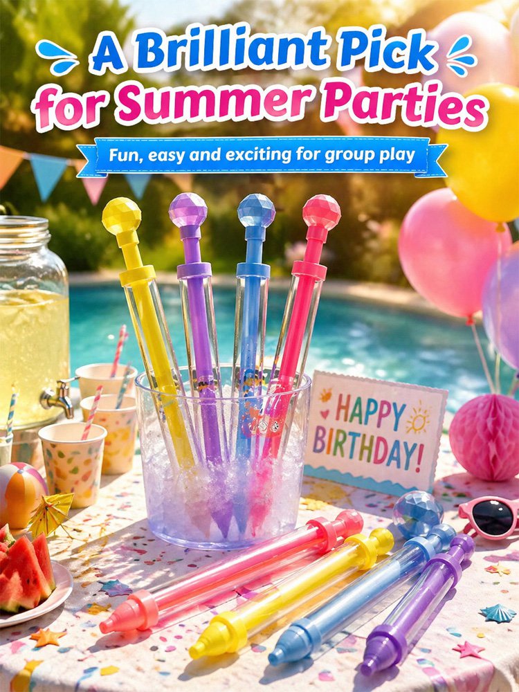 Firework water spray toy