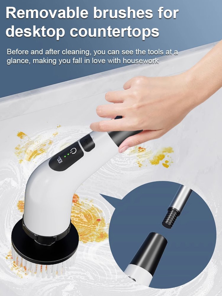 Cordless Telescopic Electric Cleaning Brush