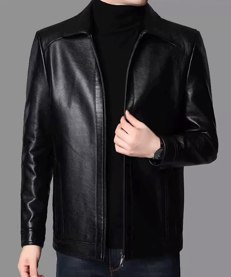 綿羊皮休閒夾克外套