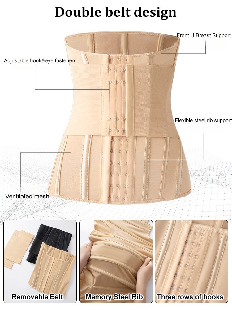 U-shaped compression belly strap
