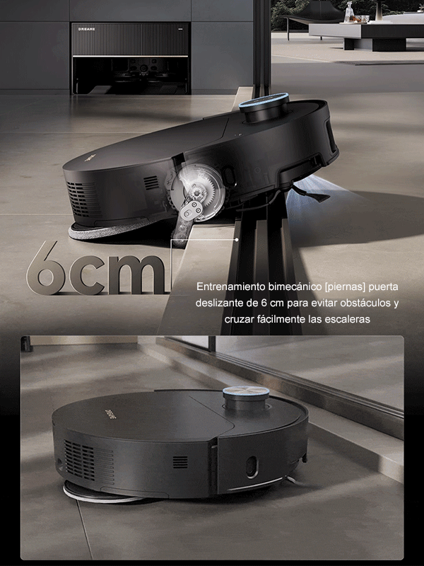 Robot barrido esterilizador potente y de bajo ruido