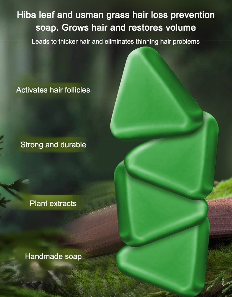Platycladus Leaf & Usman Herb Anti-Hair Loss Solid Shampoo