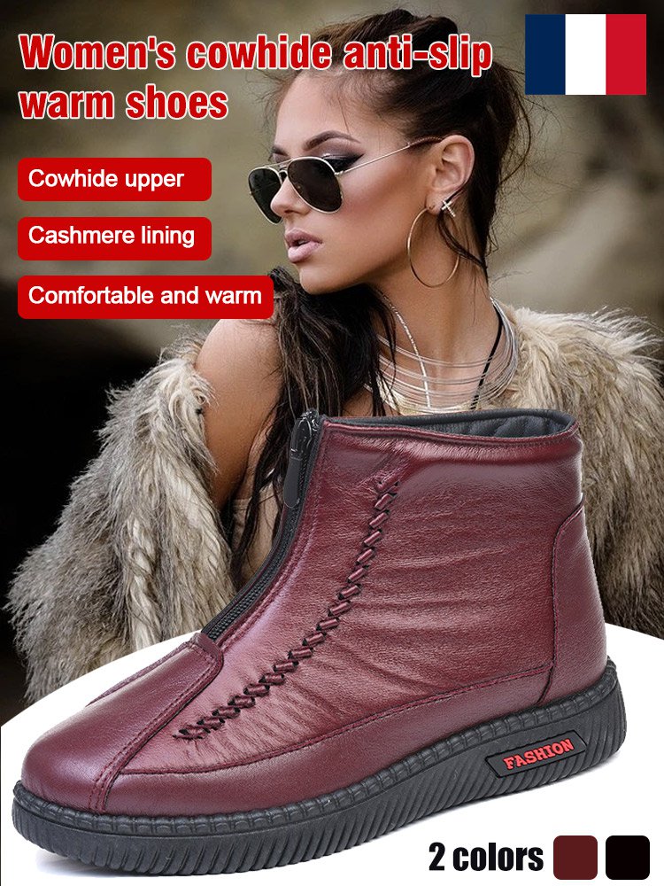 Non-slip warm shoes for the elderly