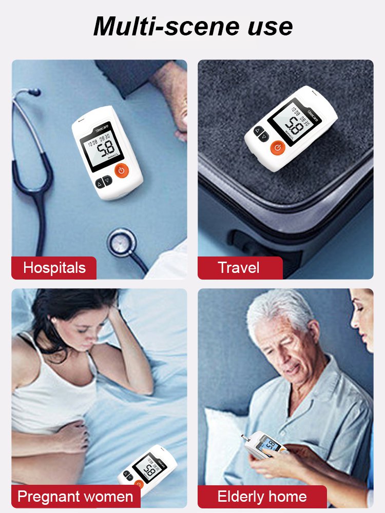 Code-free blood glucose monitor set