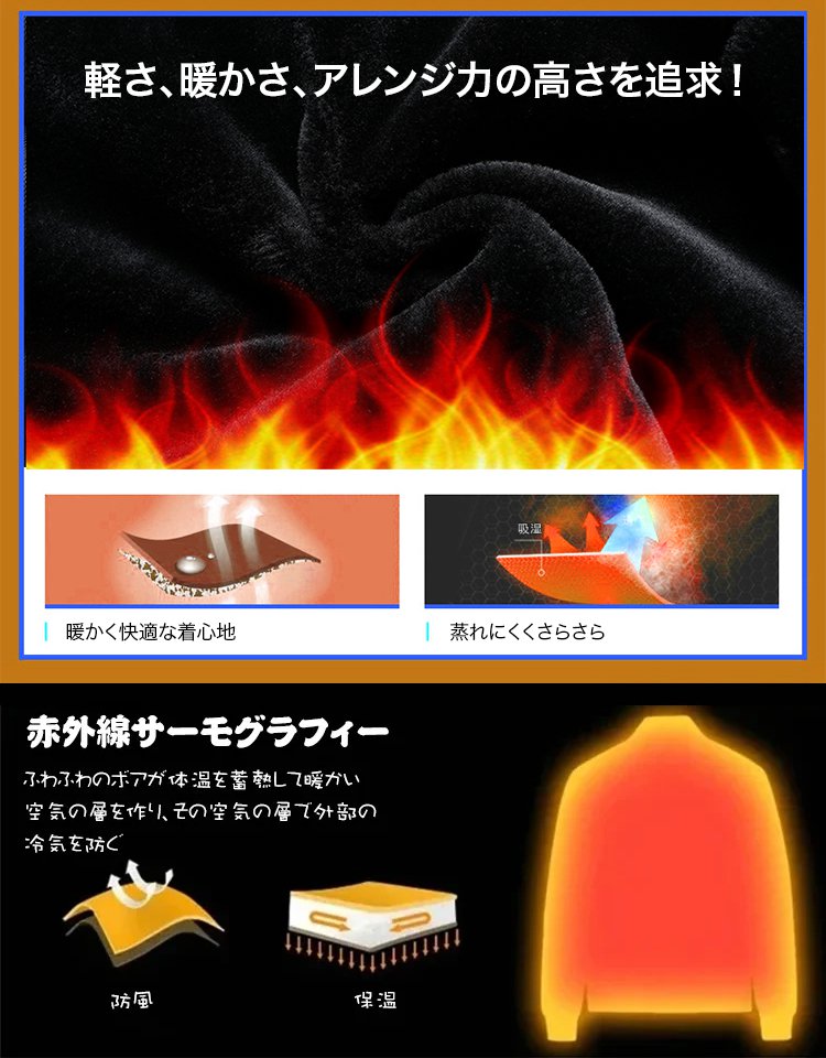 裏ボアダウンジャケット