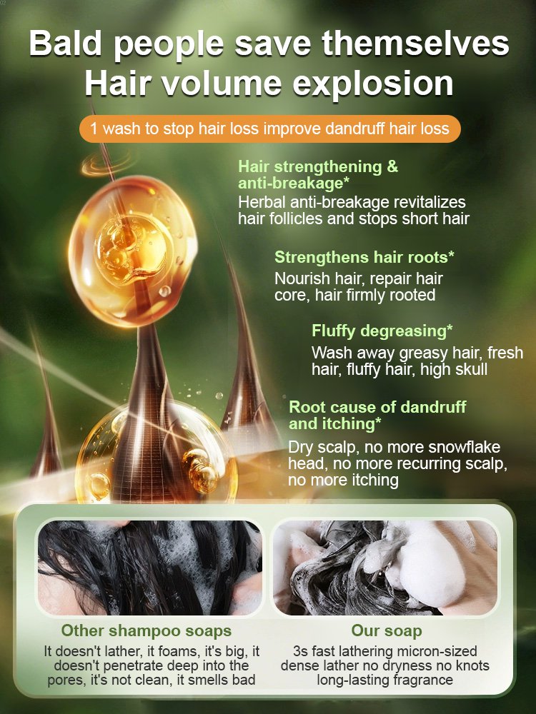 【Anti-hair loss and hair growth】Cepress orientalis Usman Herbal Hair Strengthening Soap
