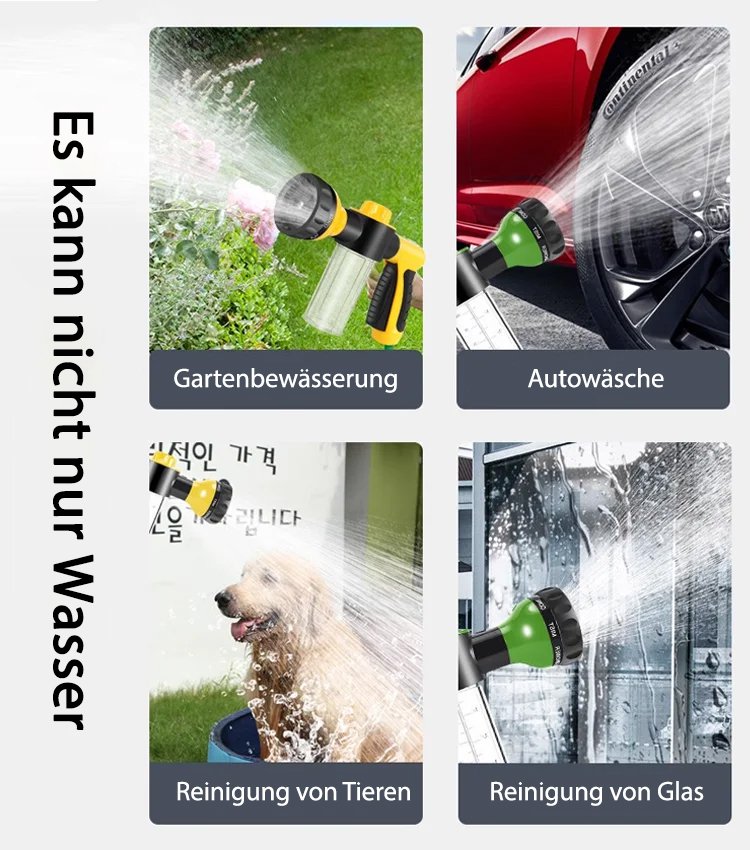 Multifunktionale Autowaschwasserpistole