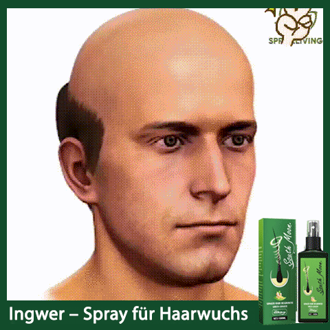 [60 Tage für dichtes Haar]Haarwachstumsspray mit Ingwer