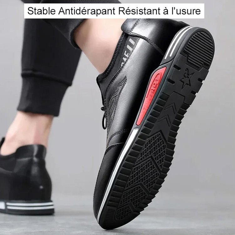 Men's casual and comfortable shoes with elevated height inside