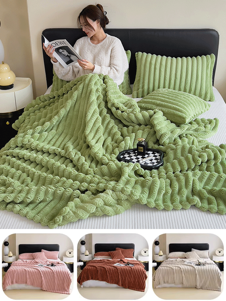 [Eine Decke, die zum Nacktschlafen geeignet ist] Dicke Flanelldecke