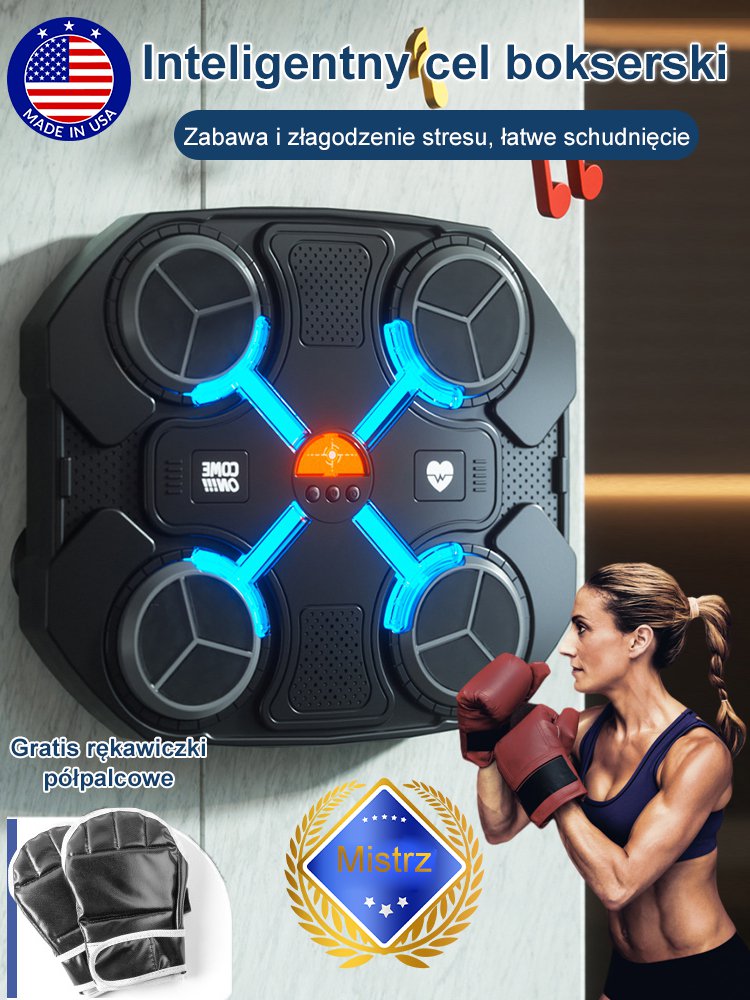 Inteligentny muzyczny cel bokserski Bluetooth