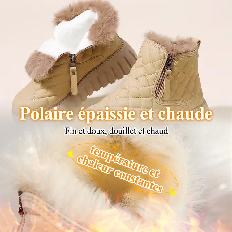Bottes de pain à semelle épaisse en duvet