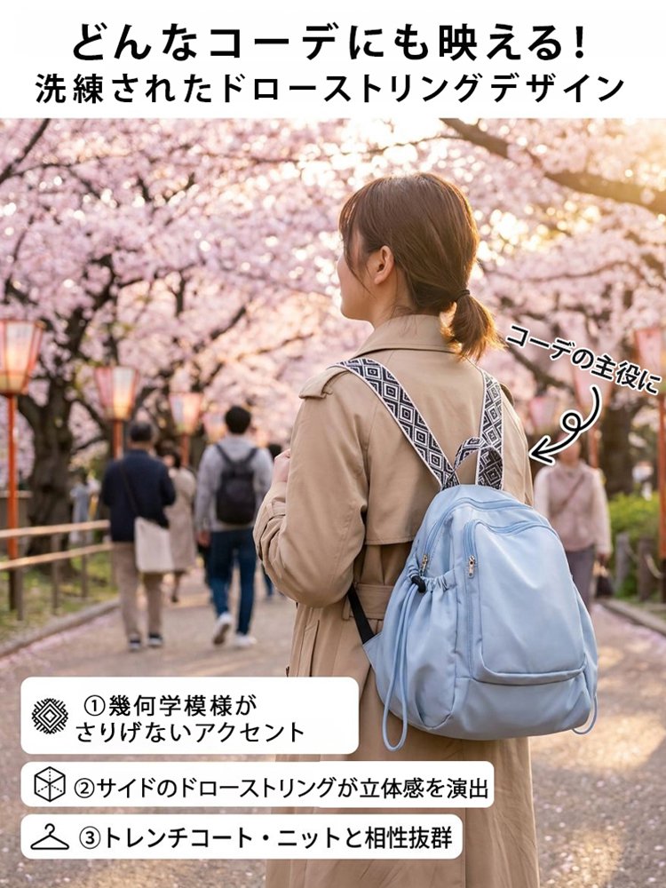 多機能旅行用収納バックパック