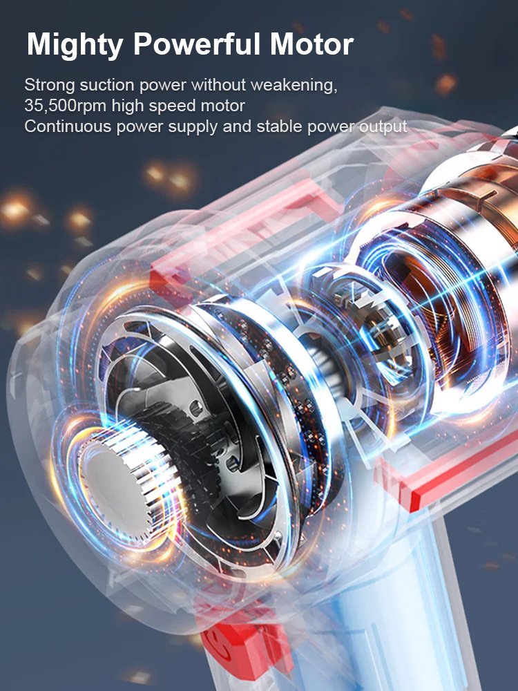 Cordless Rechargeable Portable Car Vacuum Cleaner