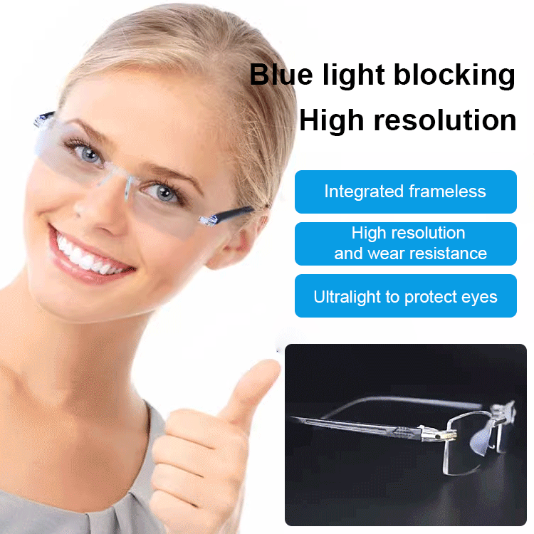Black technology radiation proof reading glasses