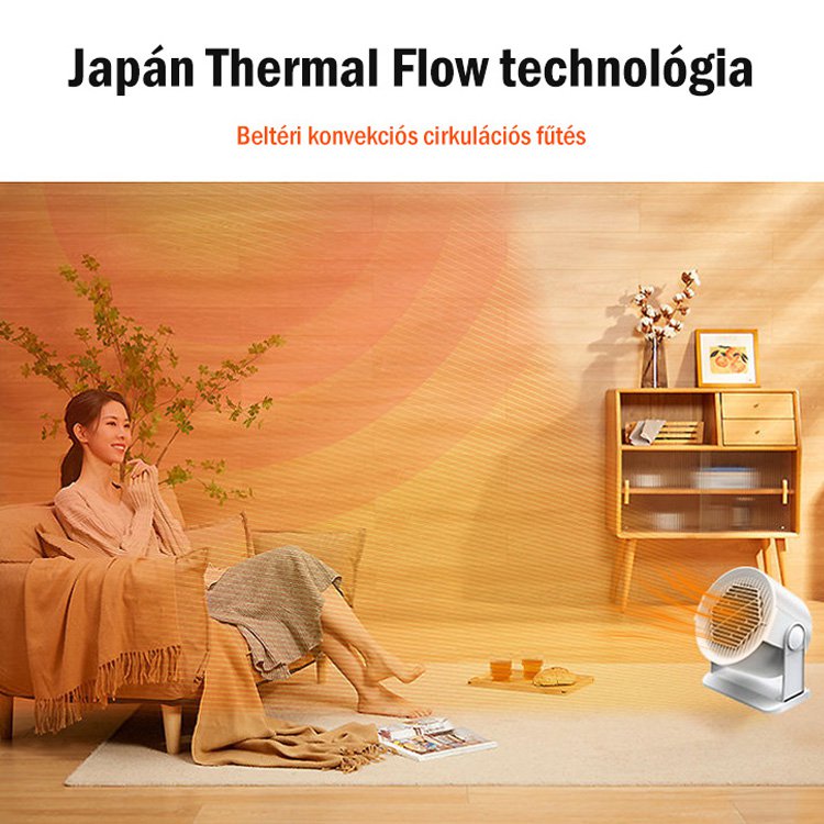 Eco energiatakarékos gyorsfűtő ventilátor, naponta csak 1 kWh! ⚡