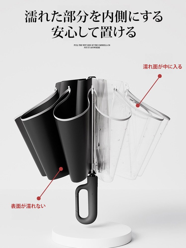 自動開閉晴雨兼用折りたたみ傘