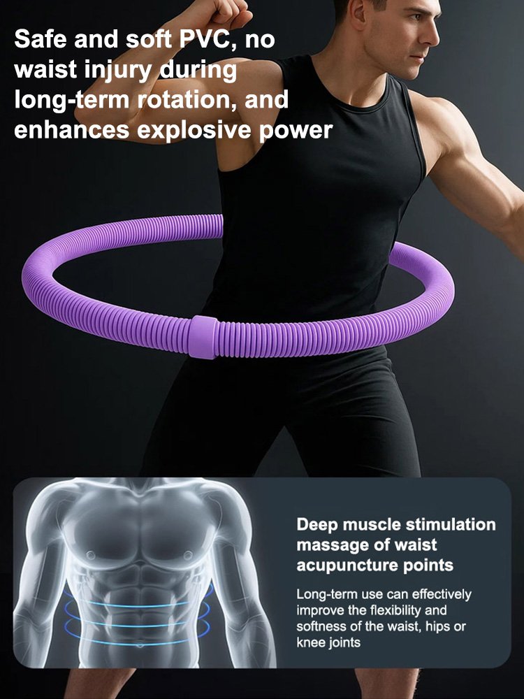 [Weight Loss Artifact] Soft Silent Hula Hoop that Doesn't Hurt Your Waist