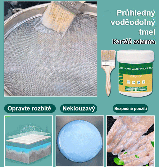 Průhledný vodotěsný zázrak