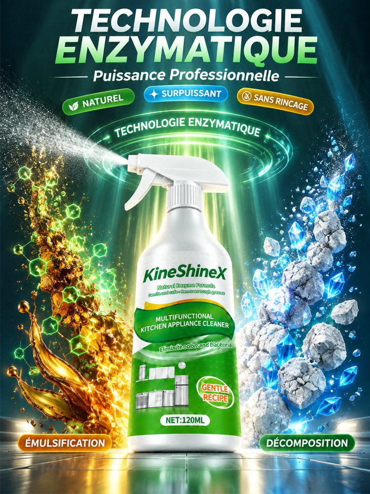 [Élimination des salissures en 3 secondes] Nettoyant ultra-puissant contre les taches de graisse
