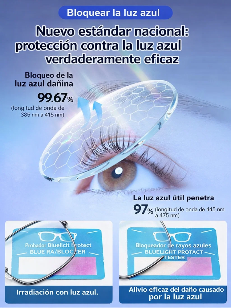  lentes de sol.
