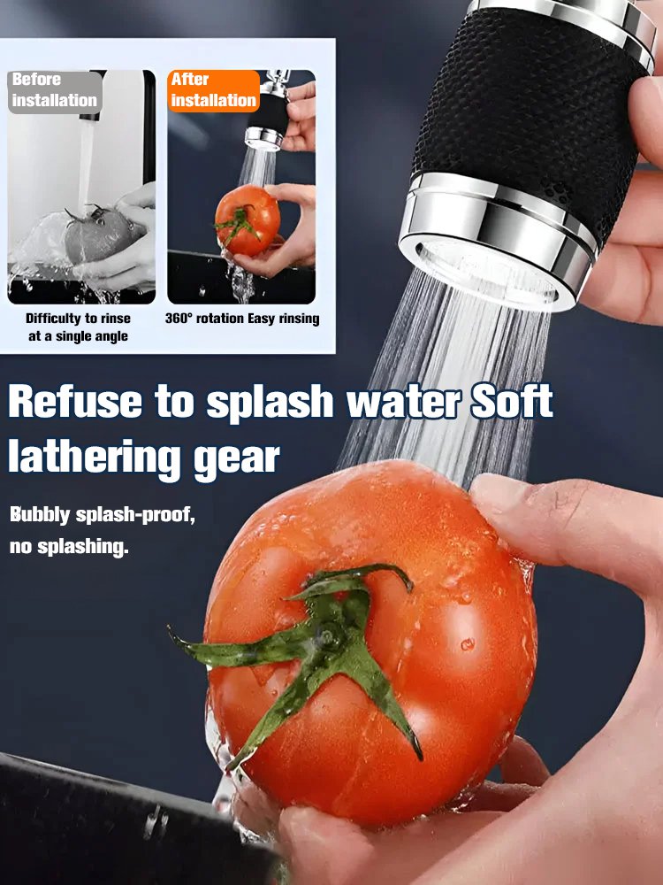 360-Degree Rotating Faucet with Filter
