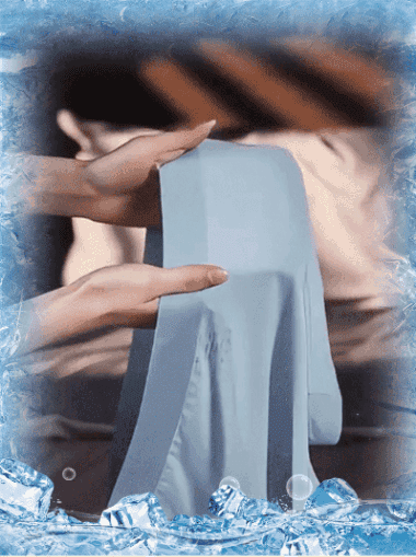 【携帯用ミニエアコン】男性用アイスシルクパンツ