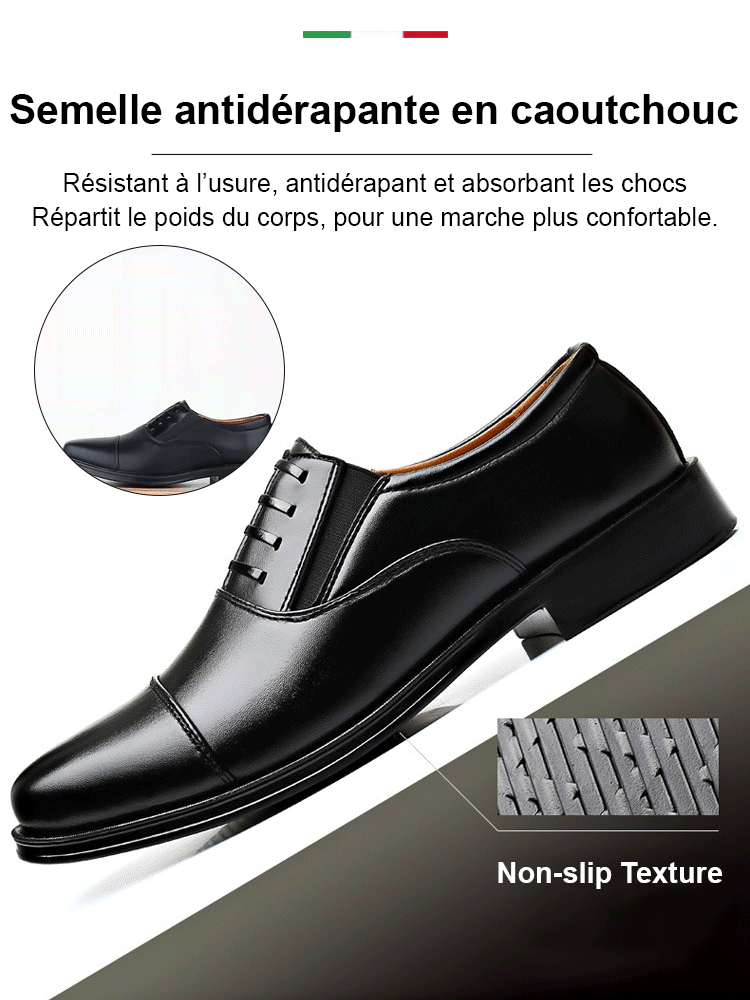 Chaussures d'affaires en cuir Oxford pour hommes