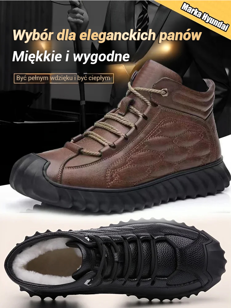 Wygodne ocieplane śniegowce za kostkę